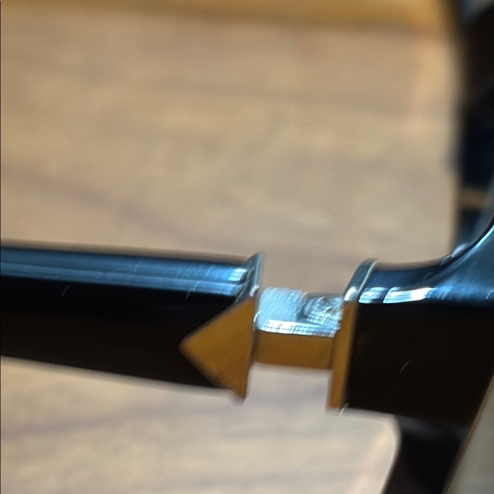 Prada Black Rectangular Glasses - Picture 6 of 7